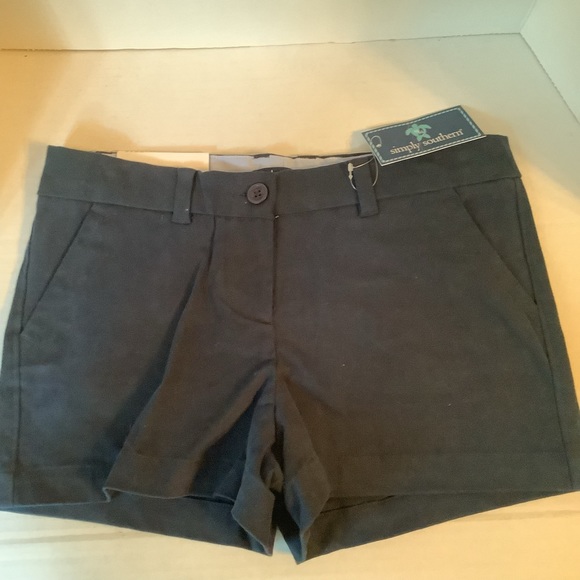Simply Southern Shorts Navy Size 0 New - Picture 1 of 11